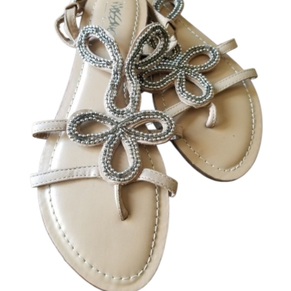 Mossimo Rhinestone flat sandals‎